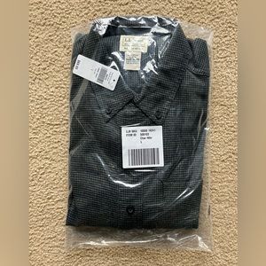 NWT LLBean Long Sleeve Polo Shirt